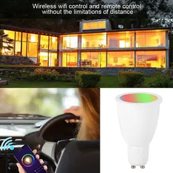 Magic downlight смарт-лампа с Wi-Fi 6 Вт GU10/E27/GU5.3/E14 лампочка RGBW с регулируемой яркостью чашки Tuya inc./Smart Life