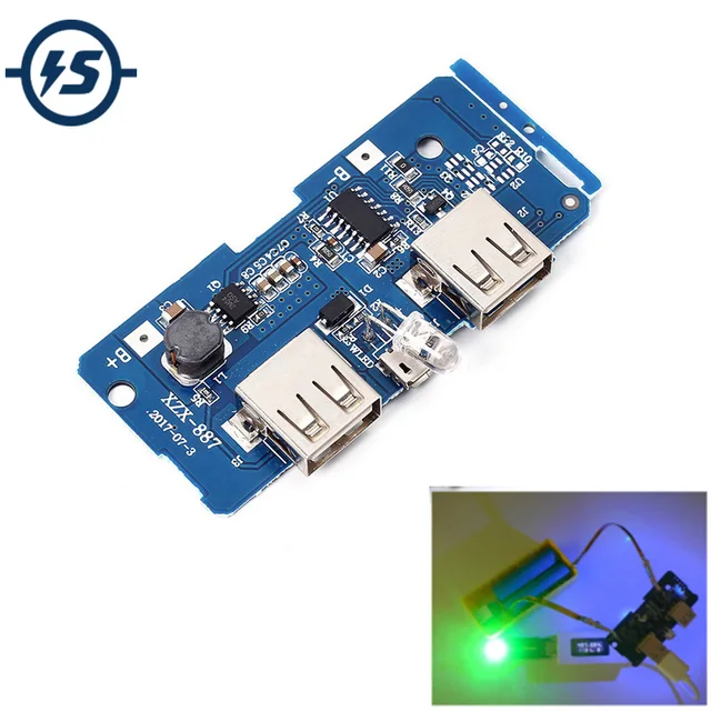 5V 2A Power Bank Charger Module Charging Circuit Board