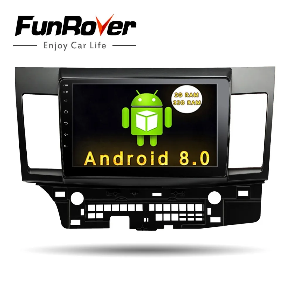 Excellent Funrover 10.1" 2 din Android 8.0 car radio multimedia player For Mitsubishi Lancer 2007-2017 dvd gps navigation navi RDS wifi EQ 0 Excellent Funrover 10.1" 2 din Android 8.0 car radio multimedia player For Mitsubishi Lancer 2007-2017 dvd gps navigation navi RDS wifi EQ 0