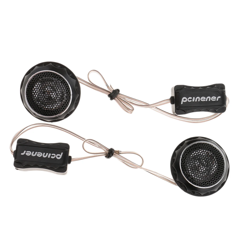 1 Pcs Universal Stereo Audio Speaker  High Sound Quality Component For Car 1.18 Inch 89dB Metal Car Horn Connection 