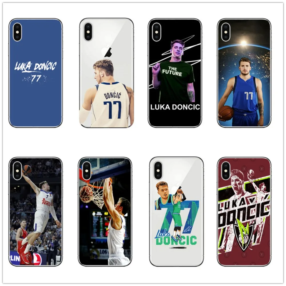 Роскошный Силиконовый чехол для iphone 6 s Luka Doncic King для iphone 8 7 6 8 plus 7 plus 6s plus 5 5S SE XR X XS MAX прозрачный чехол из ТПУ