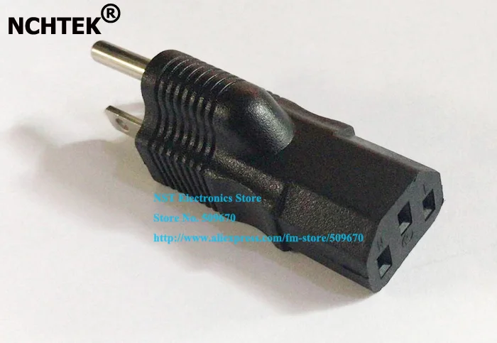 

PDU PSU USP Power Adapter, IEC 320 C13 Female To Nema 5-15P Male Adapter, IEC Female to US Male Adapter/Free DHL Shipping/100PCS