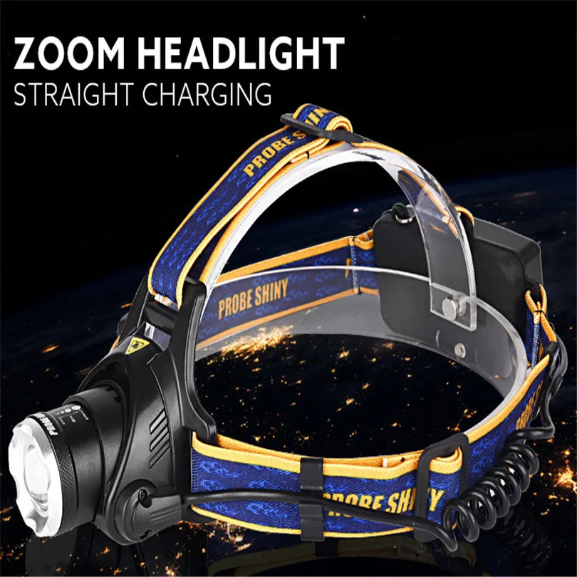 PROBE SHINY 6000Lm LED Headlight Torch XM-L T6 Headlamp Head Light Lamp for camping hiking cycling A30 PROBE SHINY 6000Lm LED Headlight Torch XM-L T6 Headlamp Head Light Lamp for camping hiking cycling A30
