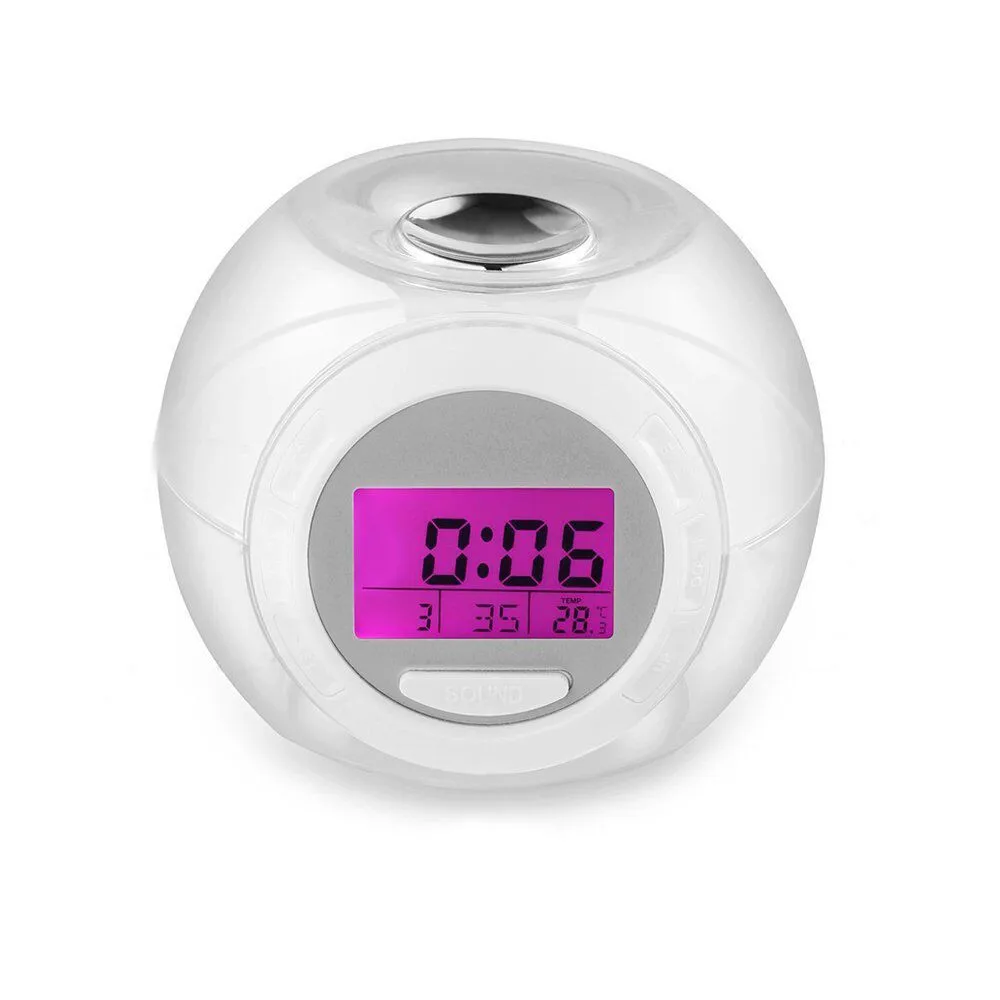 Ishowtienda Wake Up Light часы для дети ребенок Малыш взрослых 7 цветов Изменение будильник