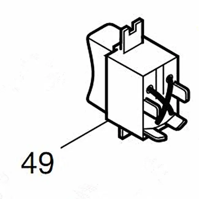 Коммутатор 651558-8 для Makita 6910 6905B 6300LR