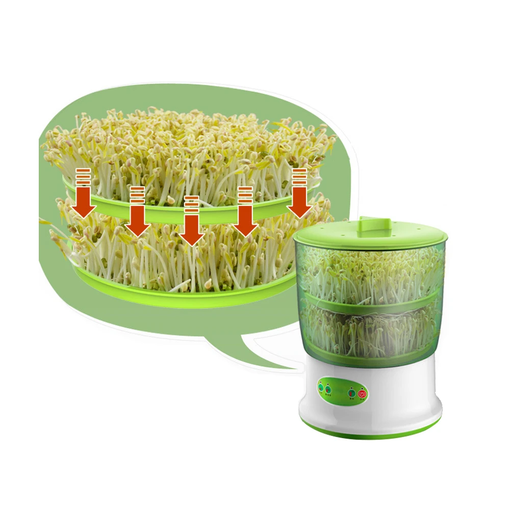 220V Double layer Automatic seed,Fruit and vegetable germination Machine,Large Capacity Bean Sprout Grower