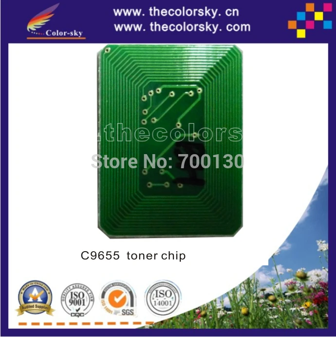 

(TY-OC9655) reset laser printer toner chip for OKI C9655 C 9655 43837132 43837136 (22.5K 22K pages) BKCMY