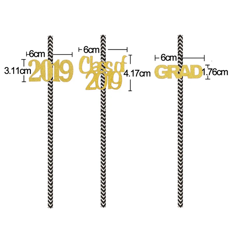10 шт Новинка Выпускной напиток соломинка декоративная шляпа холостяка празднование выпускного вечерние многоразовые бумажные Подарочная бутафория вечерние, Q