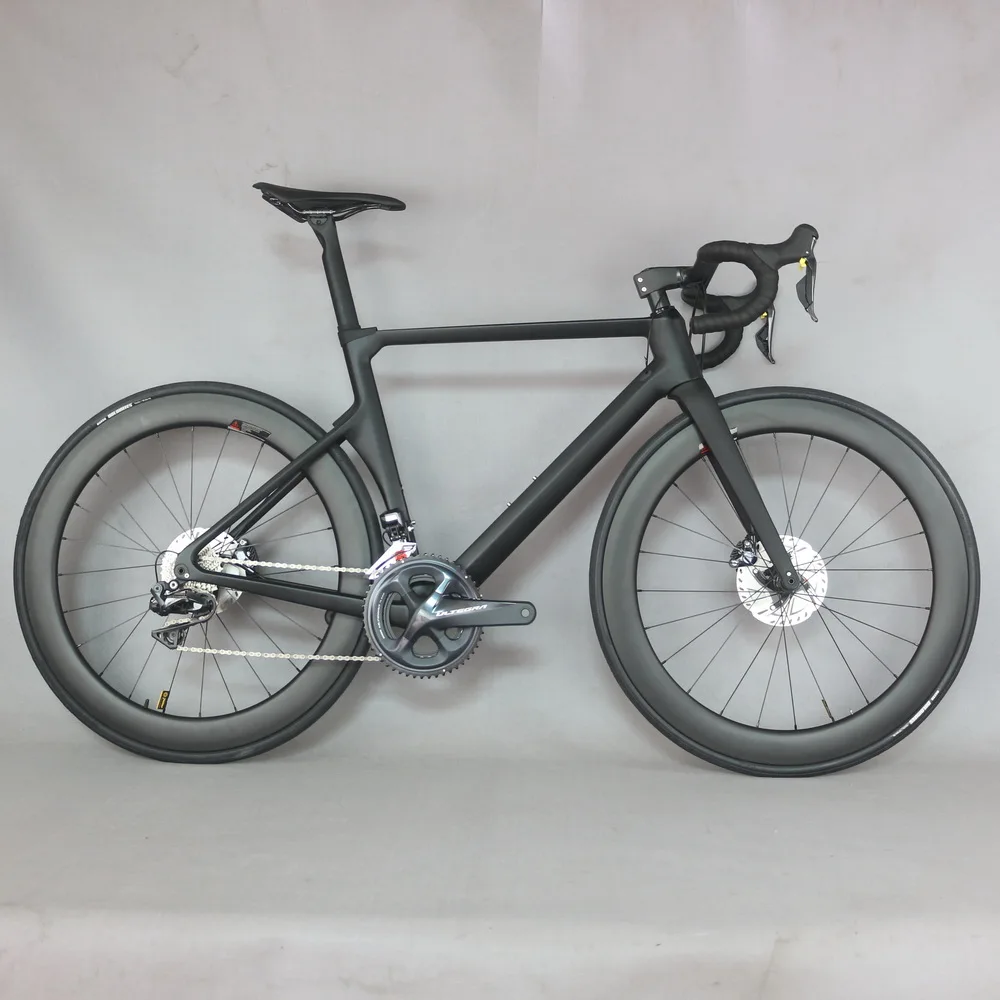 Новые поступления Aero дисковый тормоз Дорожный полный TT x16 с SH1MANO R8070 Di2 указано DT350