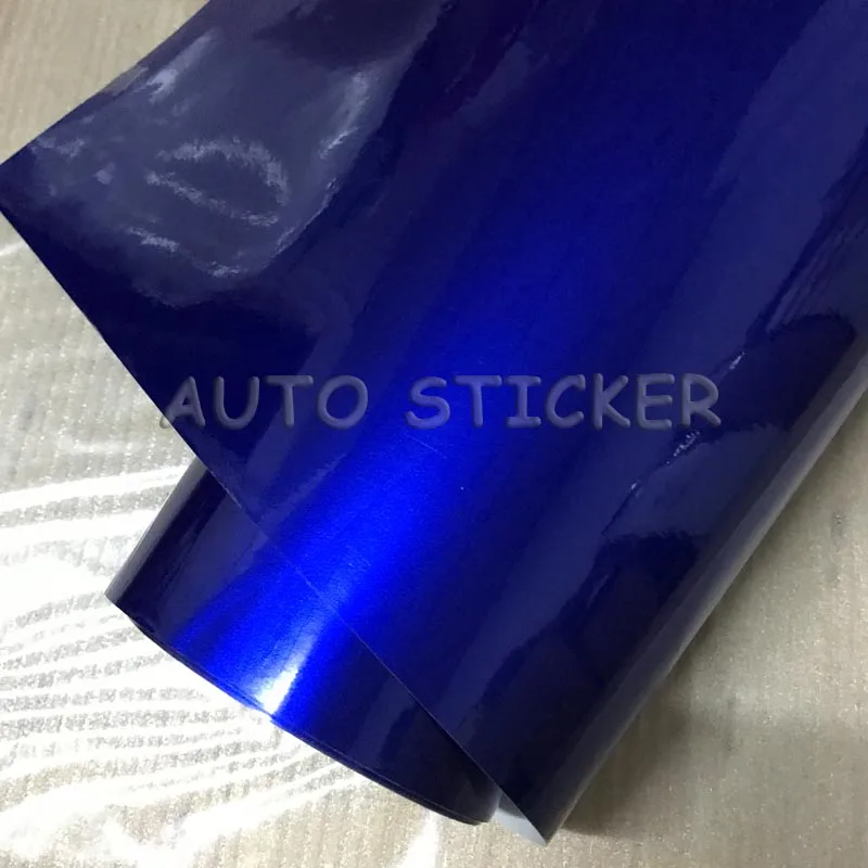 glossy blue metallic chrome wraps 7