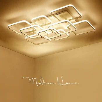 

Overhead Modern LED Ceiling Lights at Home Lighting 36W ~ 178W Aluminum Ceiling Luminaire for Living Room Bedroom Luminaria