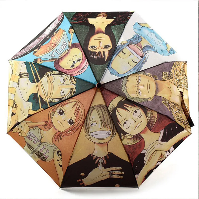 One Piece Anime Surrounding Umbrella Sorona Beauty Folding Creative