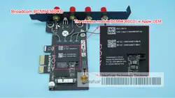 Broadcom BCM94360CD двухдиапазонный 2.4 и 5 ГГц переменного тока 4 антенны беспроводной сетевой карты с BT4.0 для Apple