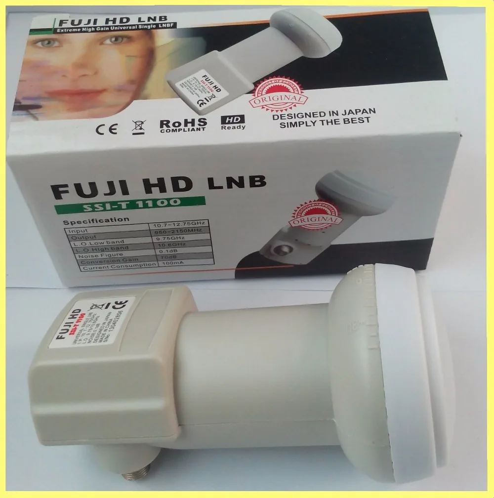 FUJI HD SSI-100 2100 4100 цифровой HD универсальный KU Band Одноместный Твин Quad LNB с высоким коэффициентом усиления низкий уровень шума спутниковая антенна LNB