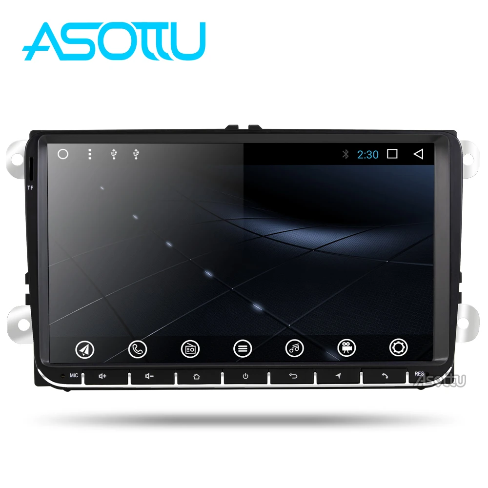 Top EU RU warehouse Asottu  CDZ9081 car dvd player  for Skoda Fabia octavia Superb Yeti Seat Rapid for vw golf tiguan polo passat CC 2