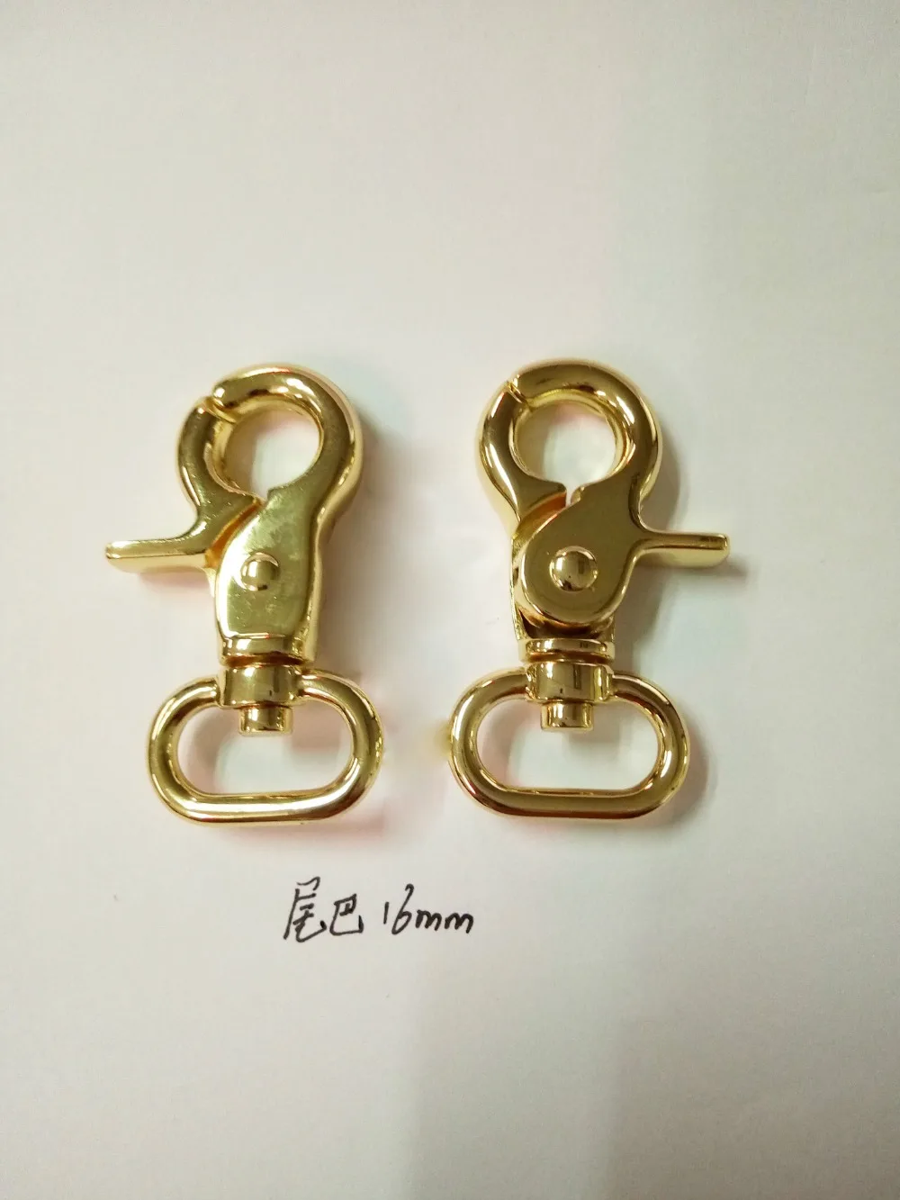 

Gold trigger snap, bag hardware accessories, handbag hook swivel clasp Dog clip Hook Metal Clip Buckle, Swivel clasp