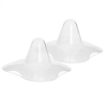 

2pcs Silicone Nipple Protectors for Maternity Breastfeeding Care Mothers Nipple Shields Cover Pregnancy Postnatal Supplies Cover