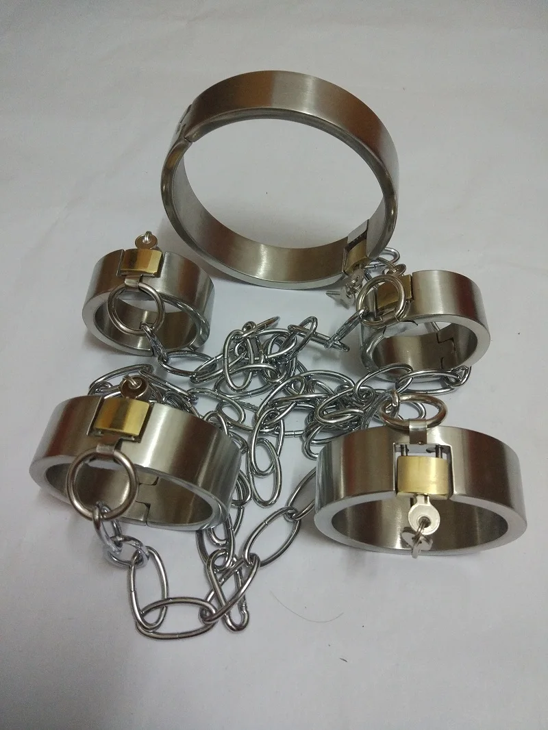 Sex Tools For Sale 3pcs Set Heavy Sex Adult Collar Legcuffs Handcuffs