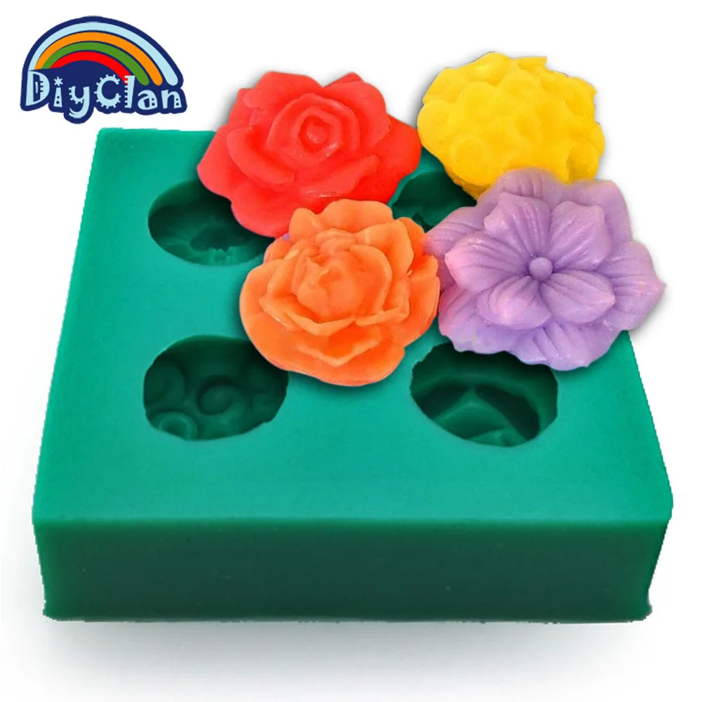 Buy DIY silicone cookies molds for cake decorating