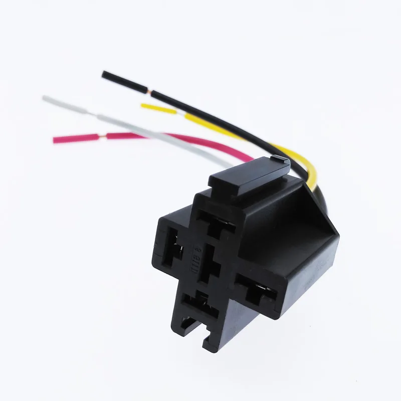 

Pre Wired 5 Pin Relay Mounting Base Socket Holder 12V 40A Line length 12cm