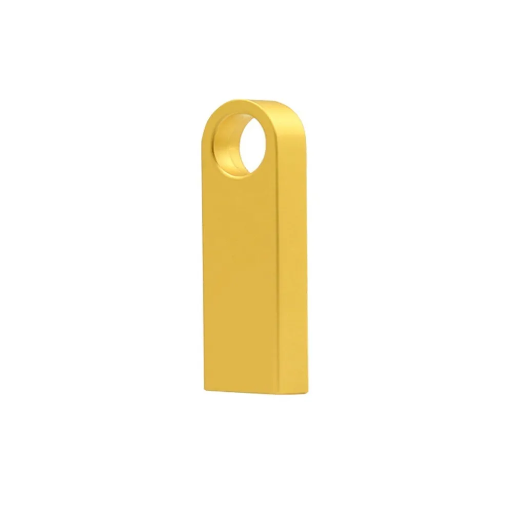 Gold YIFUTE мини USB флеш-накопитель 128 Гб 64 ГБ 32 ГБ 16 ГБ 8 ГБ металлическая ручка-накопитель Флешка 128 64 32 16 8 ГБ USB флеш-память cle USB флеш-накопитель - Цвет: Gold