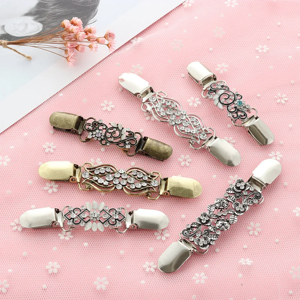 Clip Per Scialle Con Spilla A Clip In Cardigan In Lega Per Maglione Da - Foto 7