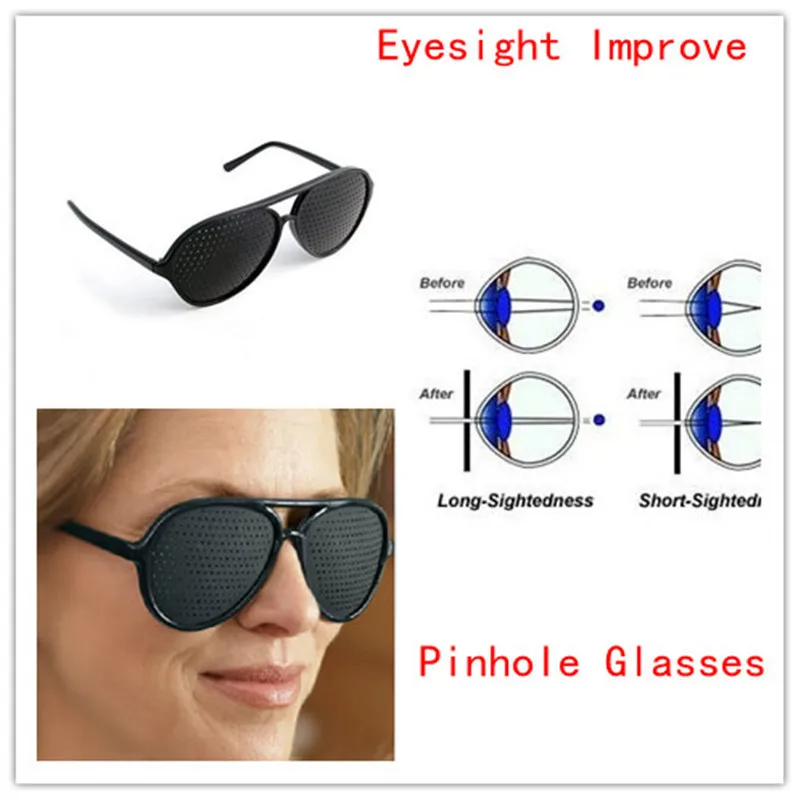 Pinhole Glasses Eyesight Care Improve Vision Eyes Exercise Dioptric Grid Glasses For Adult Kids (4)