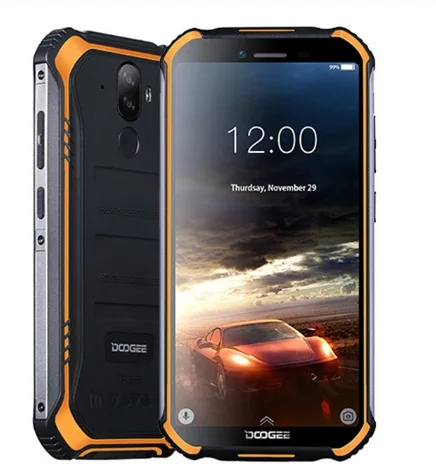 DOOGEE S40 3 ГБ 32 ГБ Android 9,0 4650 мАч смартфон IP68/IP69K водонепроницаемый 5,5 дюймов MT6739 8MP NFC Face ID 4G мобильный телефон - Цвет: Orange