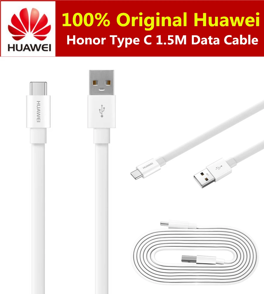 Huawei Honor Data Cable Type C USB 1.5M type c cable usb charger For P20 PRro Mate 20 Pro | Мобильные телефоны и