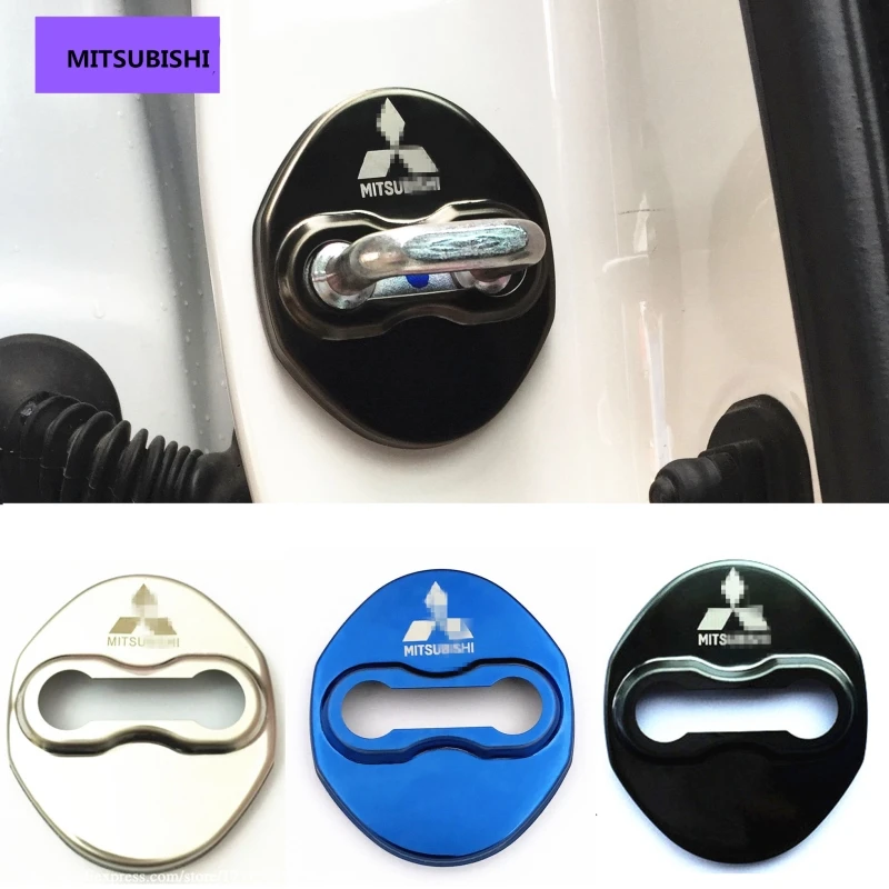 

Car Door Lock Buckle cover Latch Stop Anti Rust Door Lock cover Protect Buckle Cover for Mitsubishi Eclipse cross 2017-2019