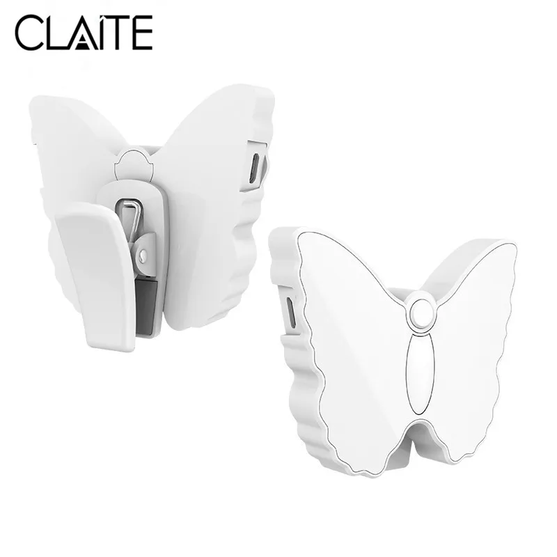 CLAITE Selfie Flash СВЕТОДИОДНЫЙ заполняющий свет перезаряжаемый, портативный, светодиодный телефон Красота заполните лампы с USB кабель для iOS для