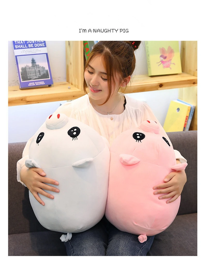pop naughty pig plush doll big soft stuffed fat pink piggy round pigs toy animals pillow for children gift 28inch 70cm DY50316 (4)