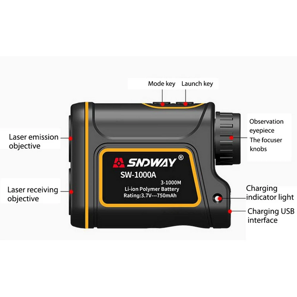 Multi-function Laser Rangefinders Distance Meter Laser Range Finder Speed Finder Height Measuring Angle Indication for Hunting Multi-function Laser Rangefinders Distance Meter Laser Range Finder Speed Finder Height Measuring Angle Indication for Hunting