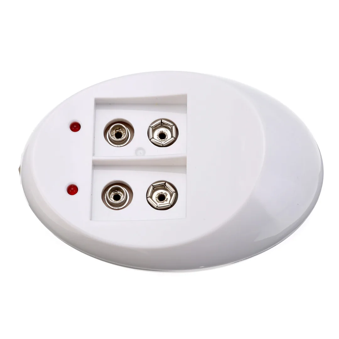 Pohiks 1pc Li-ion/NI-MH/NiCd Battery 9V High Quality Rechargeable Batteries Smart Charger LED Light US Plug