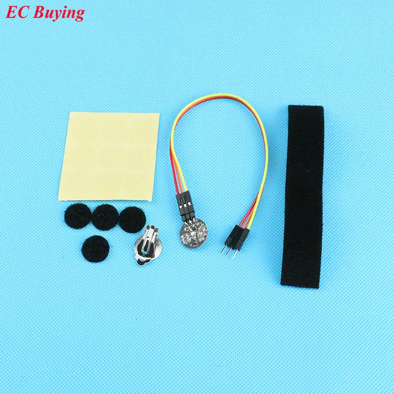

Pulse Sensor Module Kit Pulsesensor Heart Rate Sensor Module with Cable Sewing-holes Heart Rate Module Kit