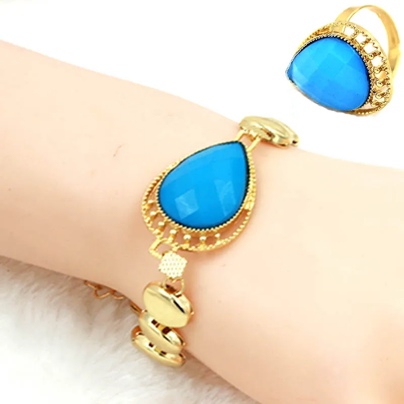 

2017 New Trendy Bracelet and Ring Jewelry Sets For Women Zinc Alloy Greek Key Pattern Charm Accessories Adjustable Size