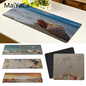 

MaiYaCa Your Own Mats beach Shell Laptop Gaming Mice Mousepad Design Pattern Computer Mousepad Gaming Mouse Pad For lol