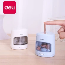 Deli 1PCS Electric Pencil Sharpener Automatic Home Mechanical pencil sharpener Office School Supplies 0502 japan mitsubishi uni m5 559 automatic rotation mechanical pencil kuru toga advance mechanical pencil 0 3 0 5 mm 1pcs