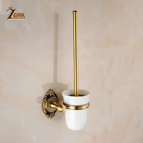 ZGRK аксессуары для ванной комнаты держатель для полотенец держатель для бумаги двойной держатель для зубной щетки банное полотенце заднее полотенце кольцо наборы для ванной комнаты - Цвет: 9614