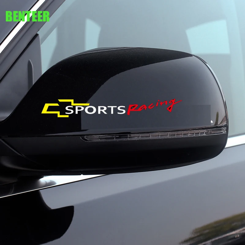2 шт KK Автомобильная наклейка на зеркало заднего вида для Chevrolet Cruze Captiva Lacetti Aveo Orlando Epica Camaro