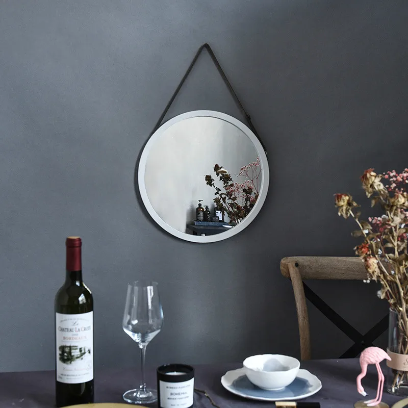 الشمال المرآة البالونية الشرفة الحائط ماكياج حمام غرفة جولة مرايا الحائط Espejos Decorativos الفقرة باريديس مرايا للمنزل