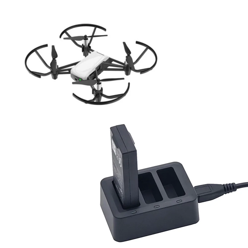 

3 in 1 Multi Smart Battery Charger Hub For DJI Tello Drone Batteries Charging For DJI Tello Drone