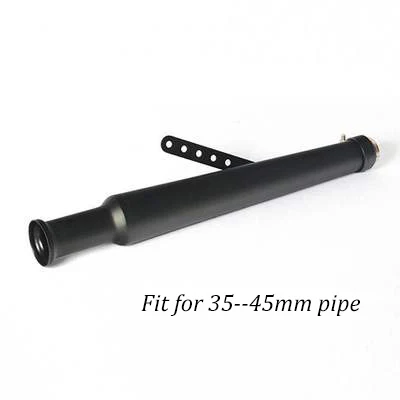 Universal 35-43mm motocicleta silenciador Retro Vertical Back caso de presión Escape para harley-davidson GY6 33-45mm CBR