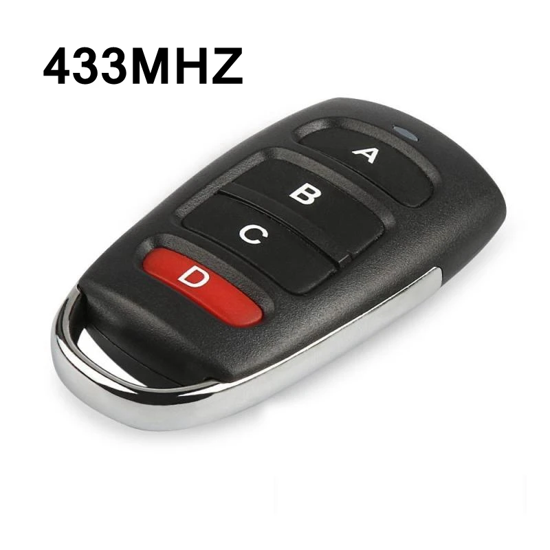 

Smart Remote Control 433mhz Metal Copy Universal Remote Control Learning Type 4 Buttons Wireless Remote Control For Gates