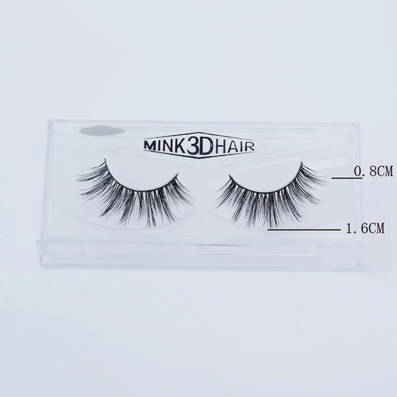 3 pairs D06 3 пары детских хлопковых утепленных колготок на 3D норковые накладные ресницы норковые ресницы плотного натурального крест ручной работы не тестировалось на Поддельные ресницы удлинение ресниц C78 - Длина: 3 pairs D06