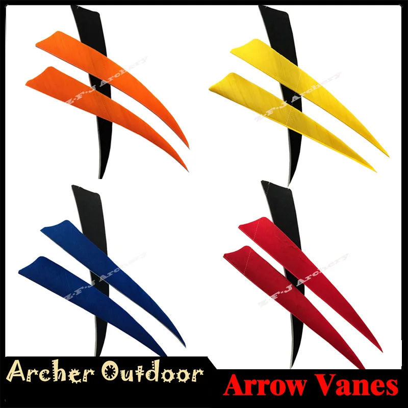 

36PCS 4inch Shiled Turkey Feathers Archery Arrow Fletching Right Wing Feather For Longbow Traditional Compound Crossbow Hunting