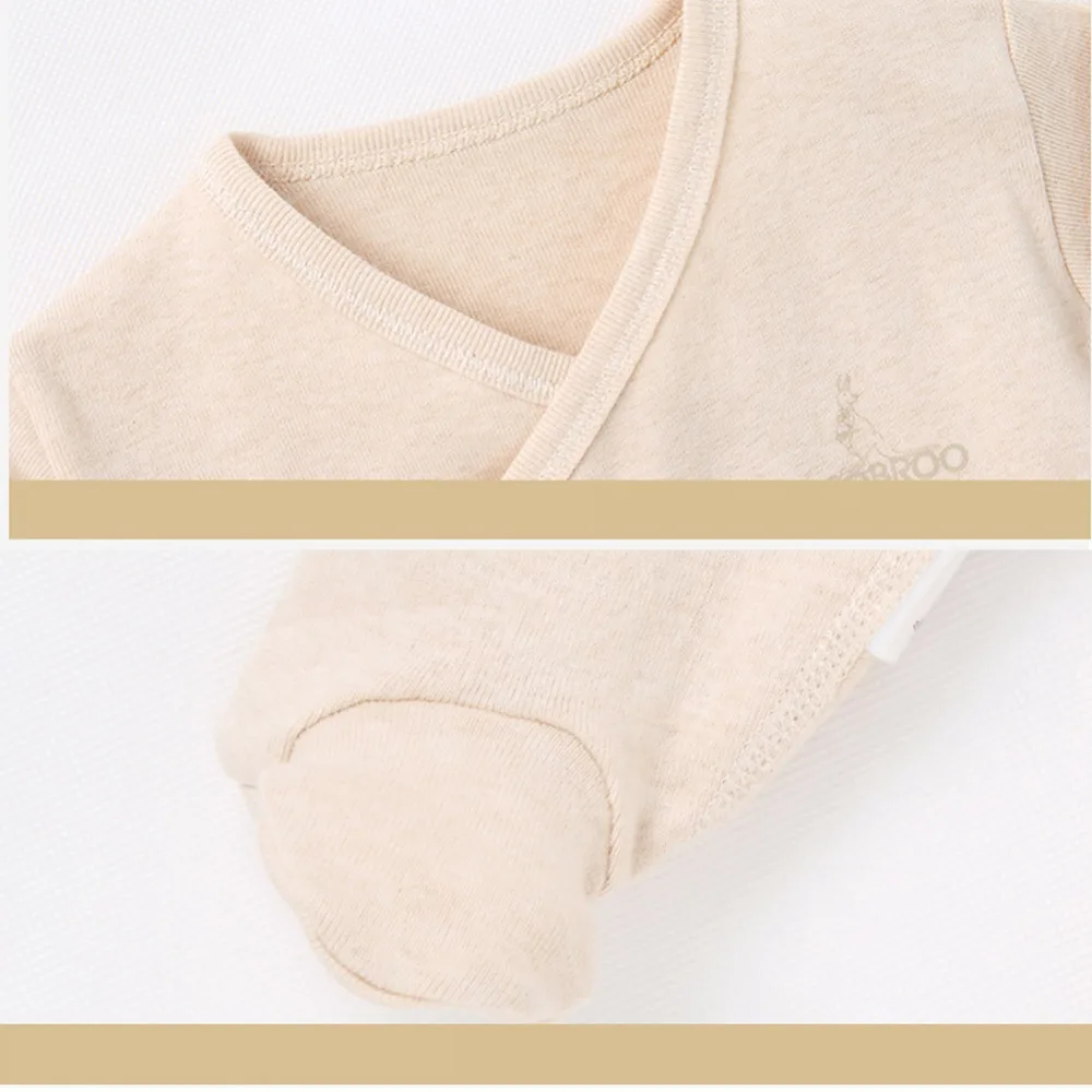 COBROO Одежда для маленьких девочек и мальчиков Комплект 0 6 месяцев органический хлопок сплошной Цвет Одежда Юнисекс комплект с носки NY540014