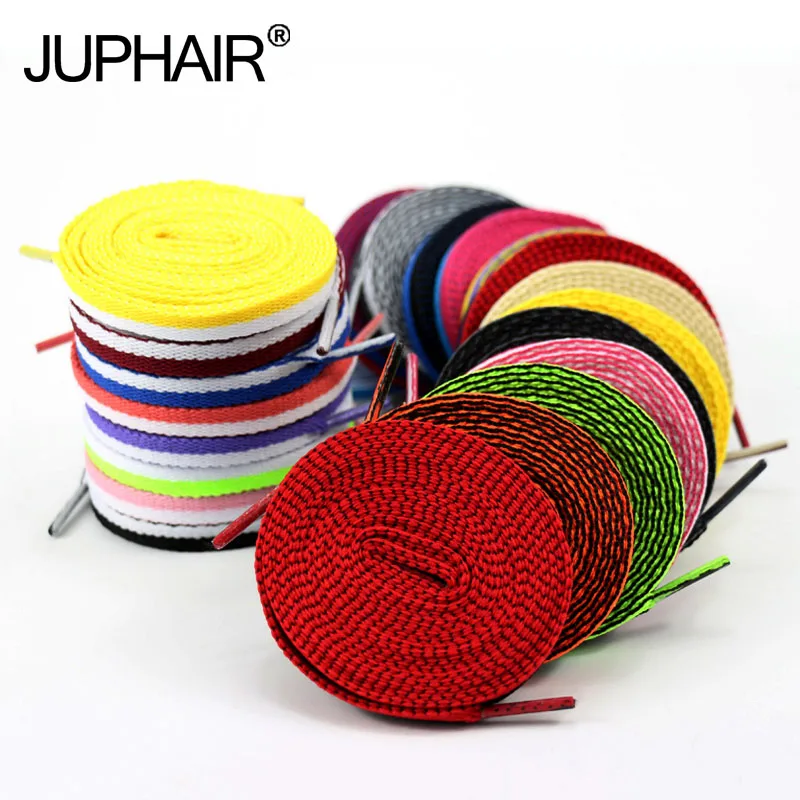 

New 1 Pair laces Athletic Shengdai Footwear Flat Shoelaces Colorful Bootlaces Multi Color ShoeLaces Shoes Shoestring120-140 CM