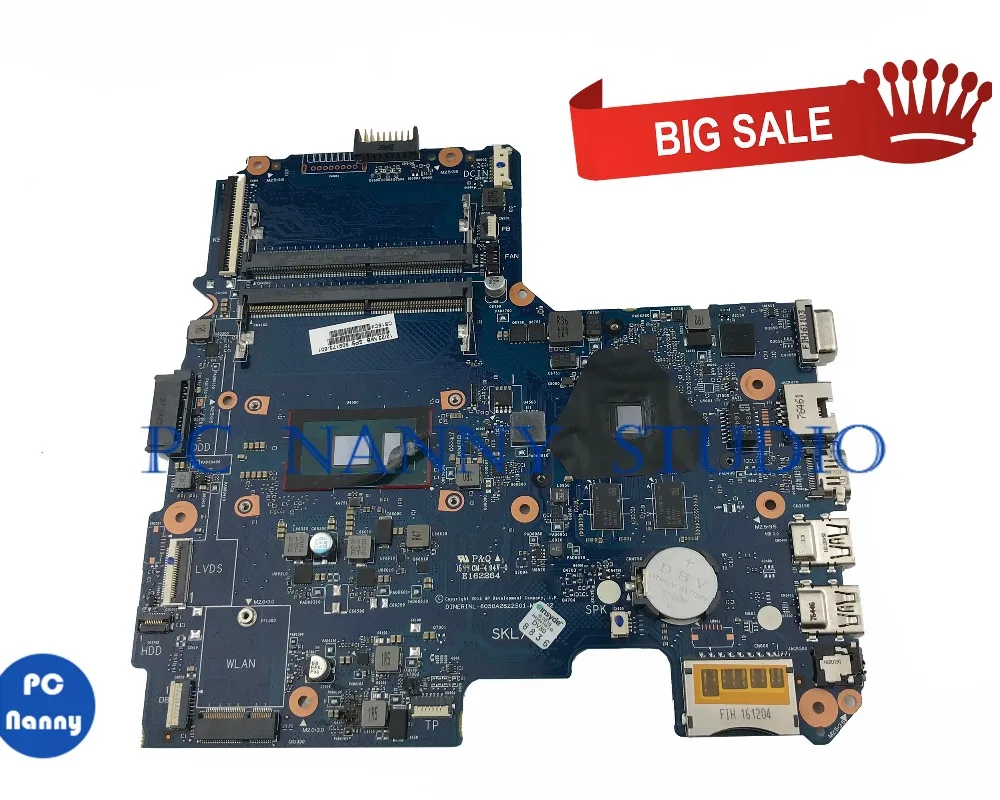 

PCNANNY FOR HP 14-AM Laptop motherboard 909173-601 909173-001 6050A2822501 I3-6006U R5M1-30 2GB PC Notebook Mainboard tested