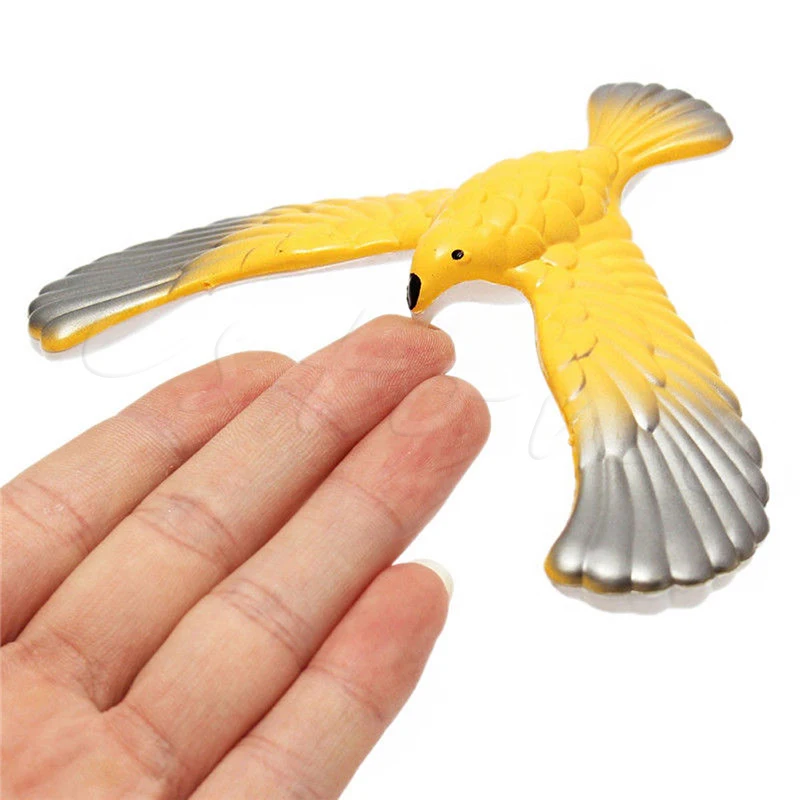 

2017 New 1Pc Magic Balancing Bird Science Desk Toy w/ Base Novelty Eagle Fun Learn Gag Gift